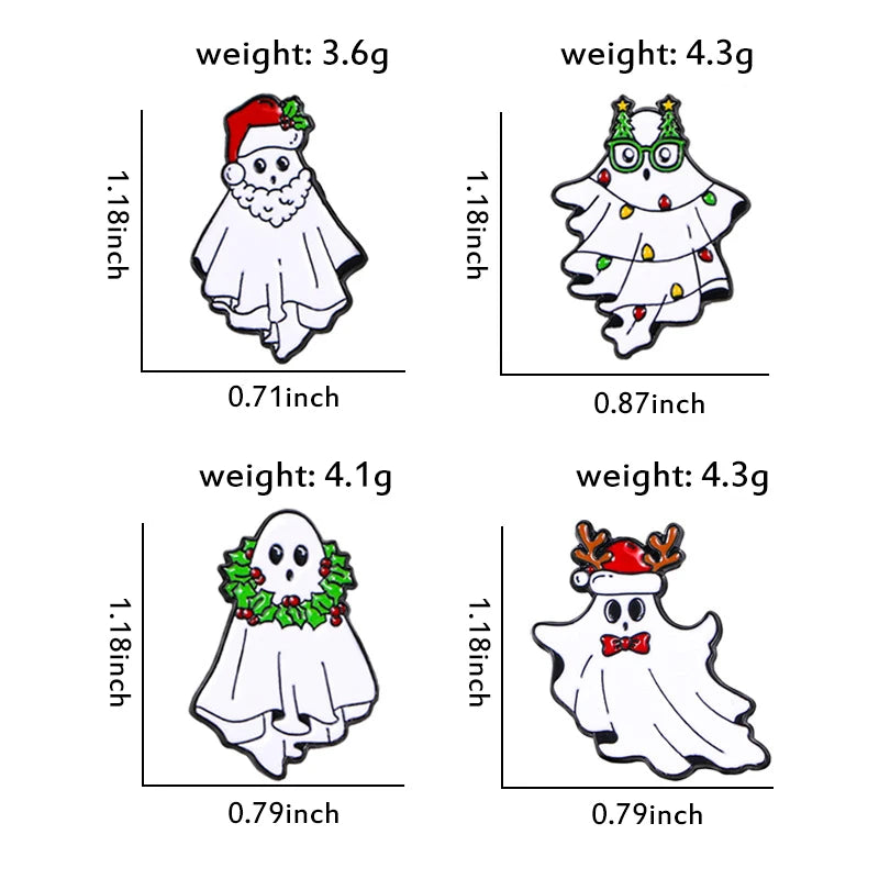 Cute Christmas Enamel Pins