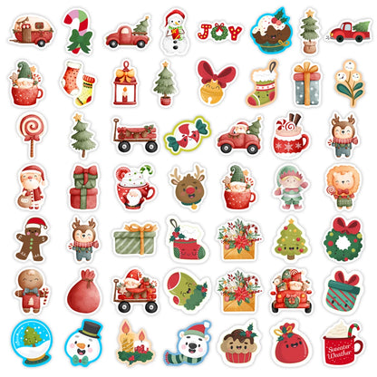 Cute Christmas Seal Stickers