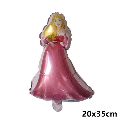 Great Cinderella Snow White Bell Elsa Princess Foil Balloons Baby Shower Girl Birthday Party Decorations Kids Helium Balls Toys - Kaiju Mafia