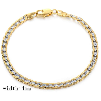 Trendsmax Gold Color Cuban Link Necklace