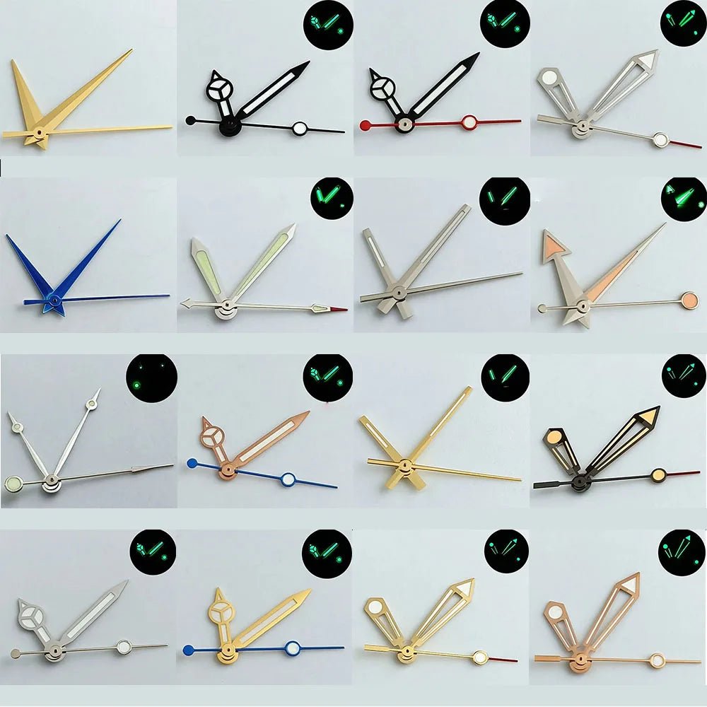 Green Blue Luminous Watch Hands - Kaiju Mafia