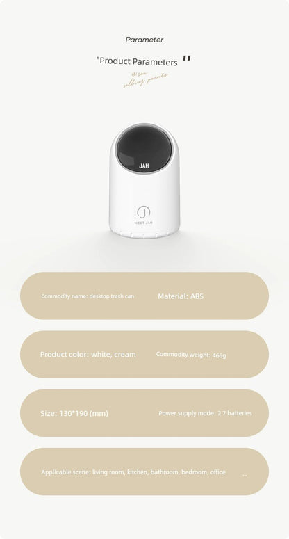 Sensor Children Small Size Good - looking Desktop Trash Bin - Kaiju Mafia