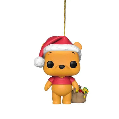 Disney Cartoon 2D PVC Decoration Stitch Mickey Mouse Children Backpack Pendant Cartoon Car Ornaments Christmas Hanging Ornaments - Kaiju Mafia