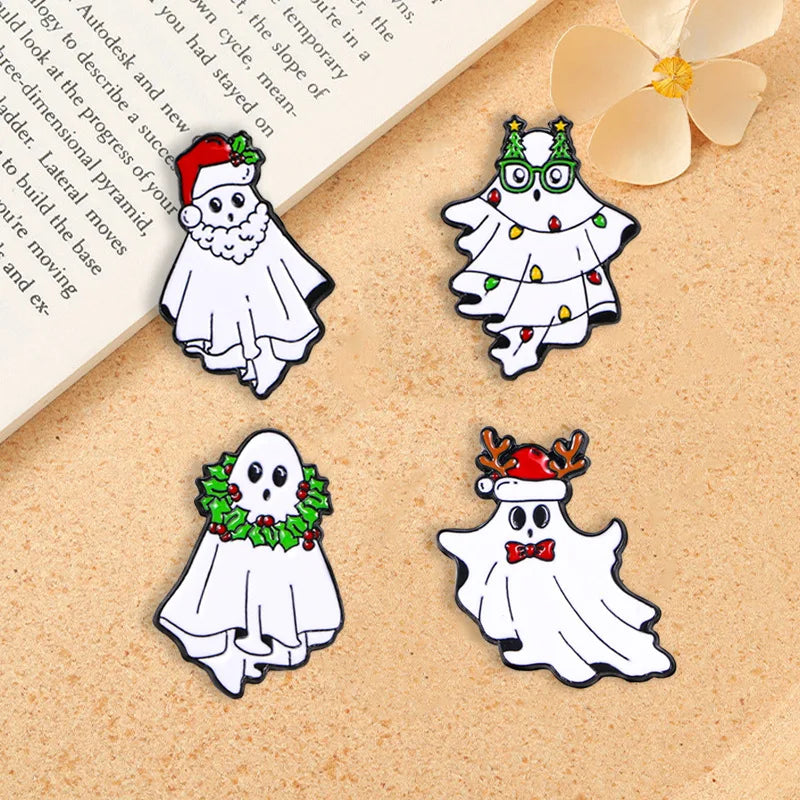 Cute Christmas Enamel Pins