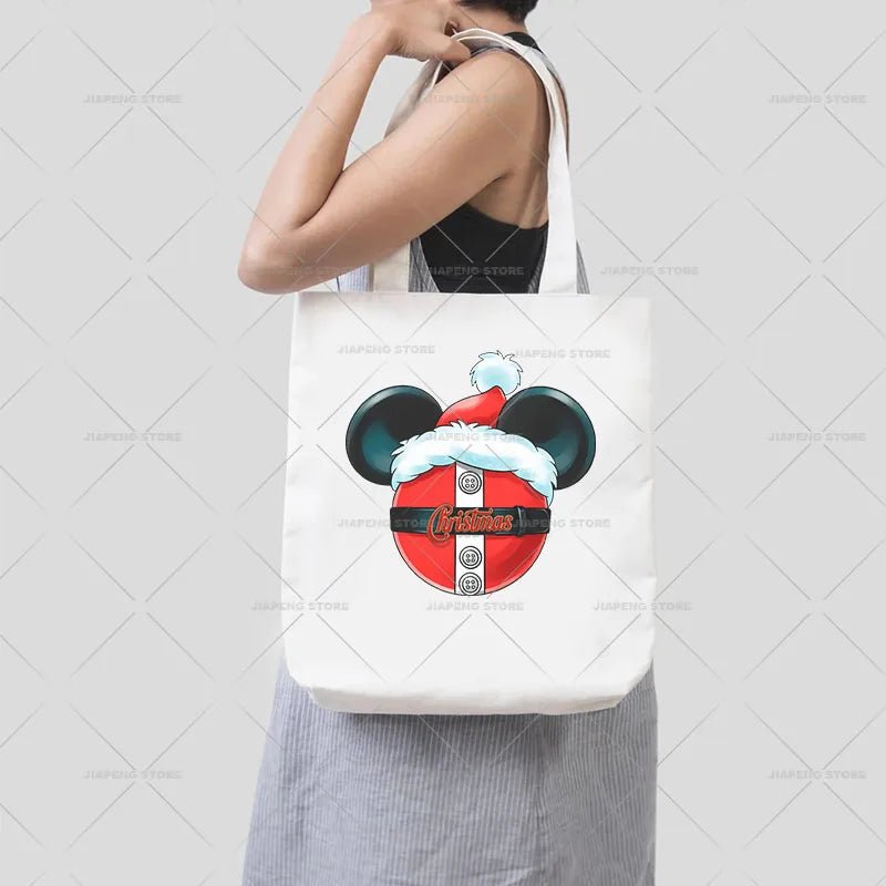 Minnie Mouse Christmas Heat Transfer Vinyl Stickers for Kids Clothes Disney Mickey Decor Print Luxury Iron on Patches on Bag DIY - Kaiju Mafia