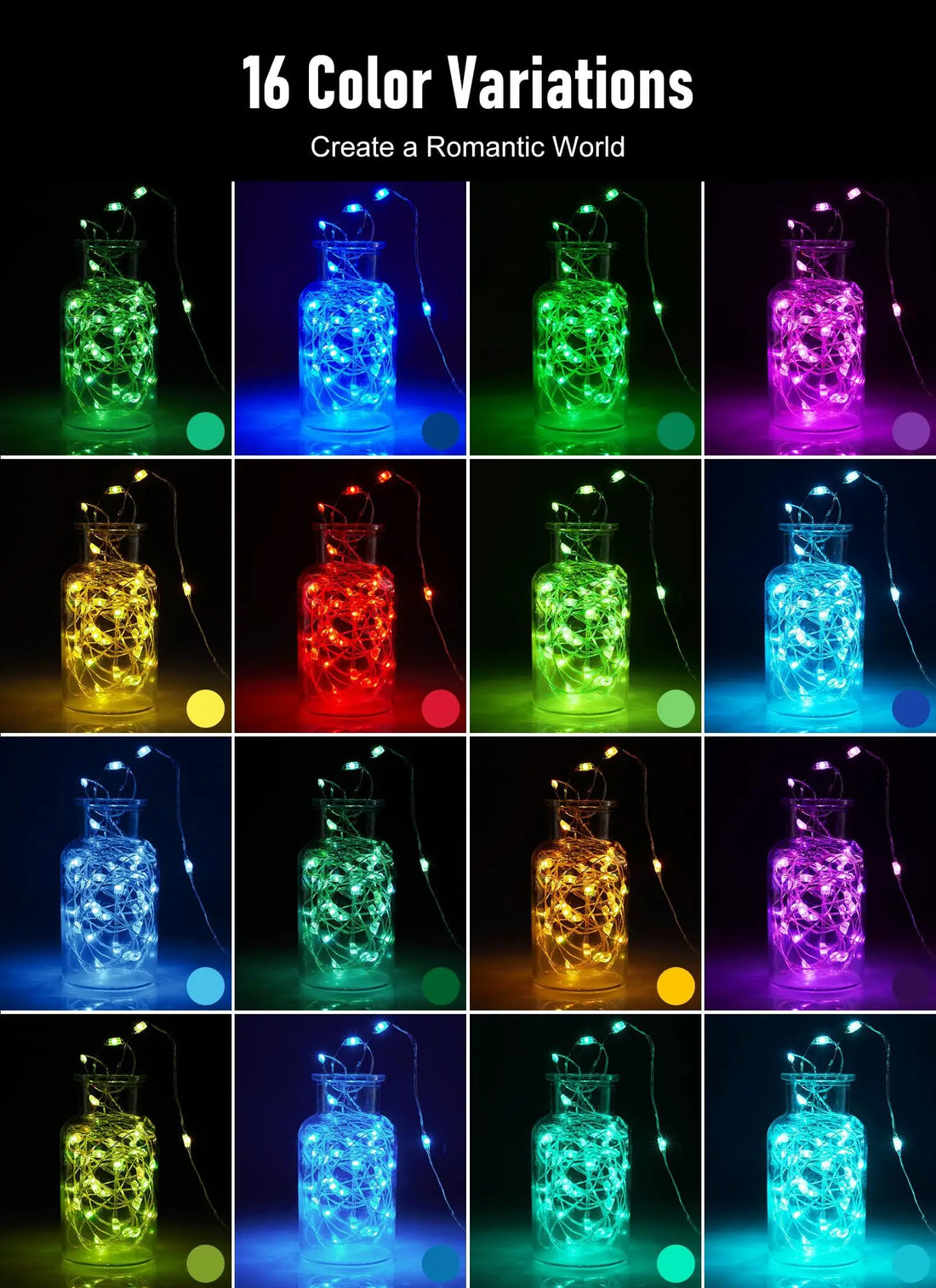 RGB Color Changing Fairy Lights