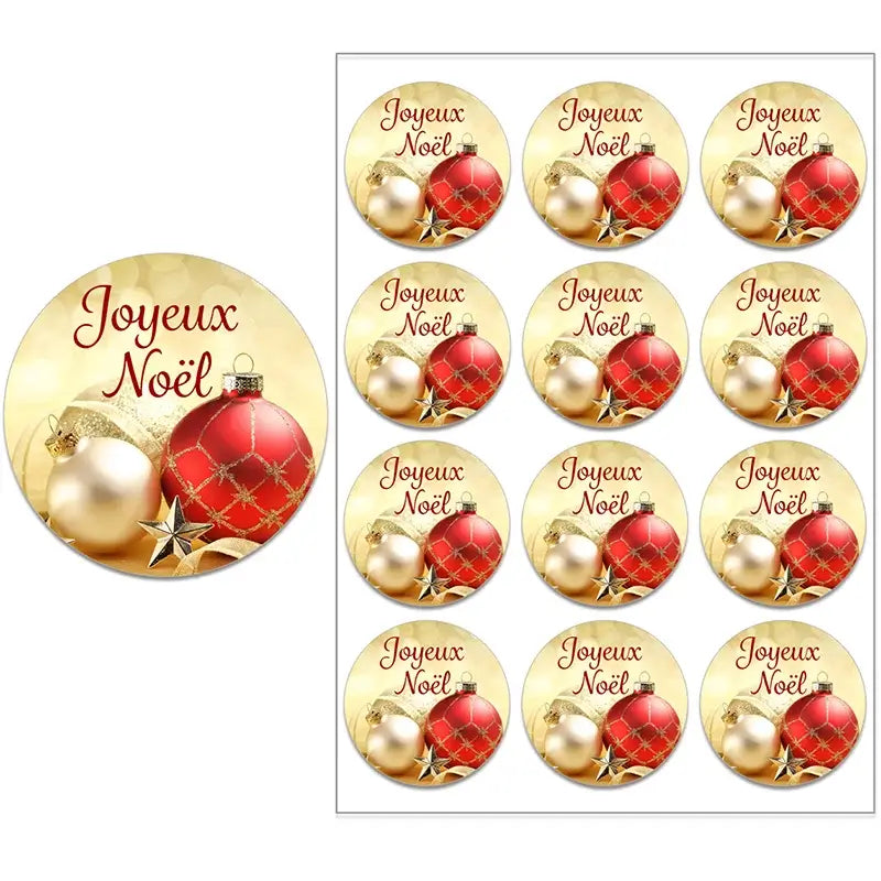 Joyeux Noël Christmas Stickers