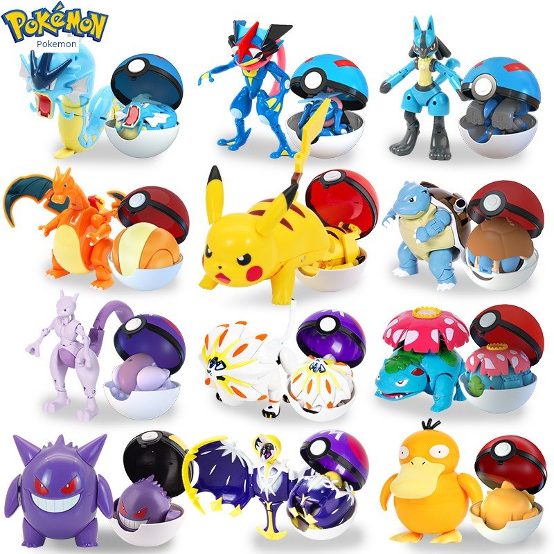 Pokemon Poke Ball Gengar Greninja Toy - Kaiju Mafia