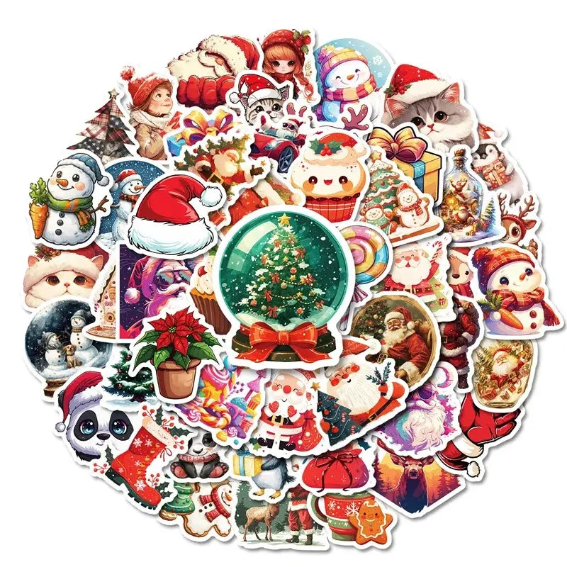 Aesthetic Christmas PVC Stickers