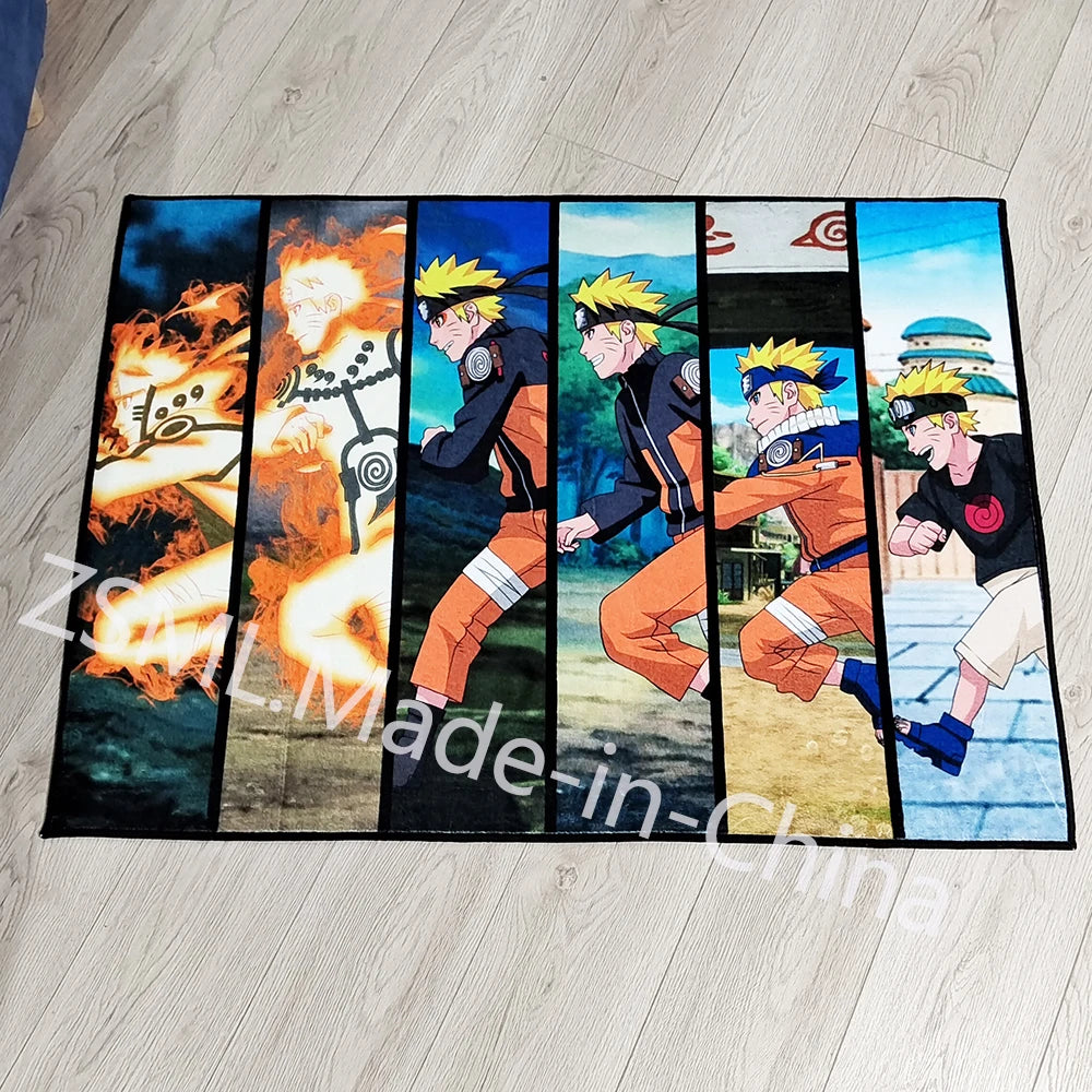 Irregular Area Rugs Anime Dragon Ball Z Goku Different Forms Custom Rug Handmade Carpet Area Rug for Home Decor