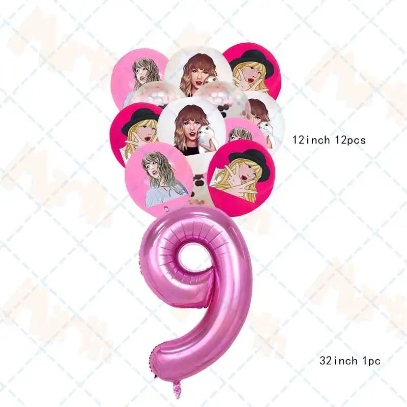 Taylor Swift Birthday Supplies - Kaiju Mafia