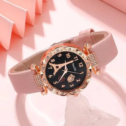 Exquisite Floral Women’s Watch