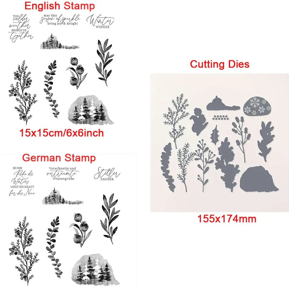 Warm Wishes Clear Stamps - Kaiju Mafia