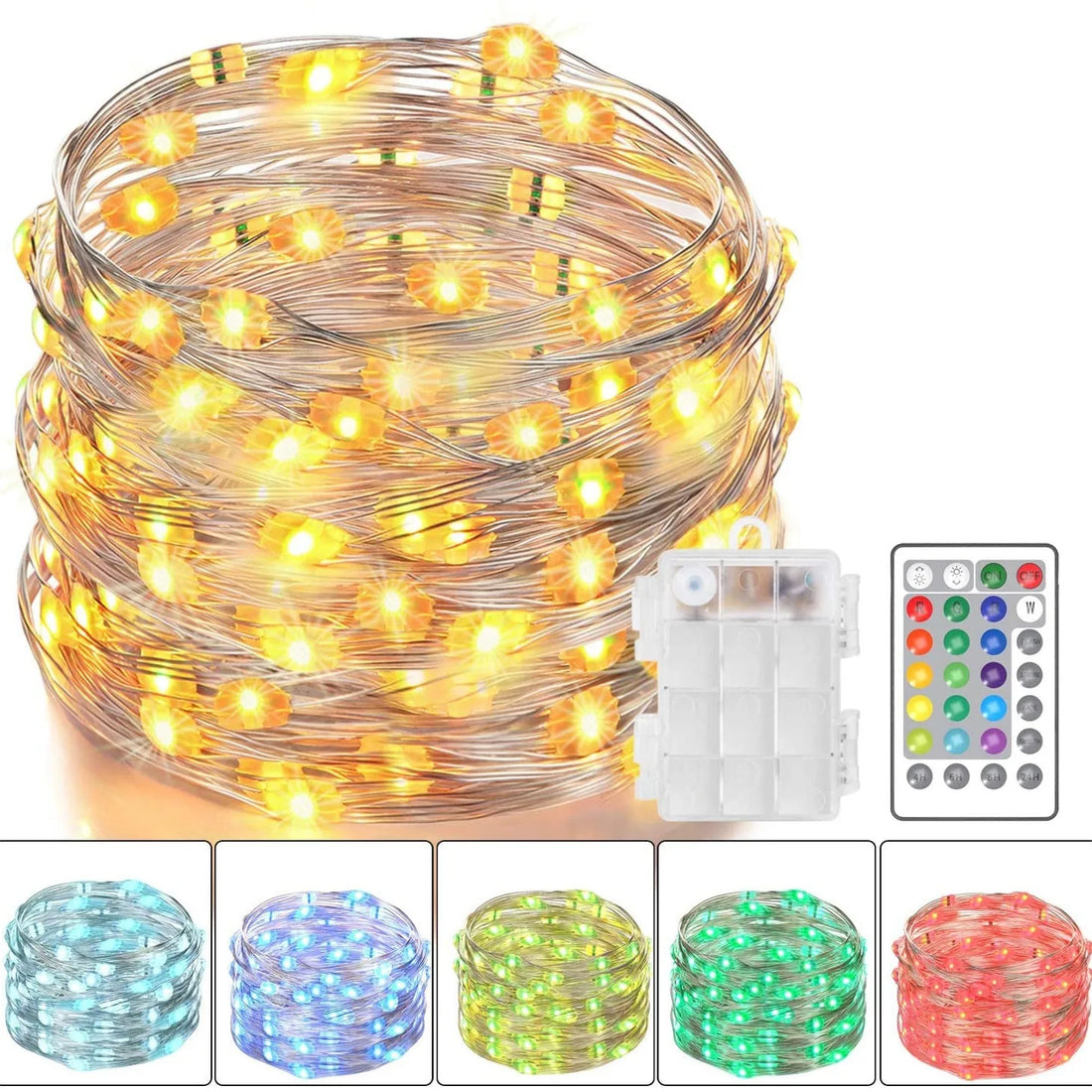 RGB Color Changing Fairy Lights - Kaiju Mafia