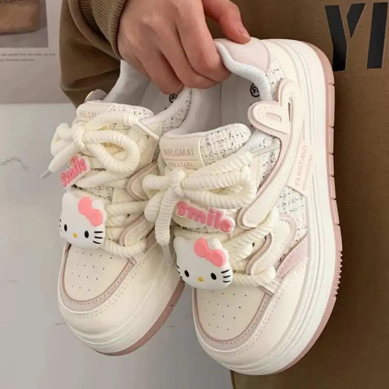 Sanrioed Hello Kitty Sneakers Kawaii Women&