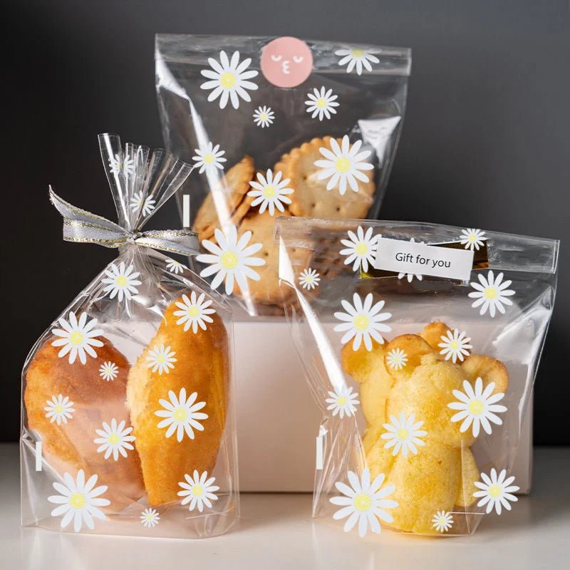 Clear Daisy Candy Bags - Kaiju Mafia