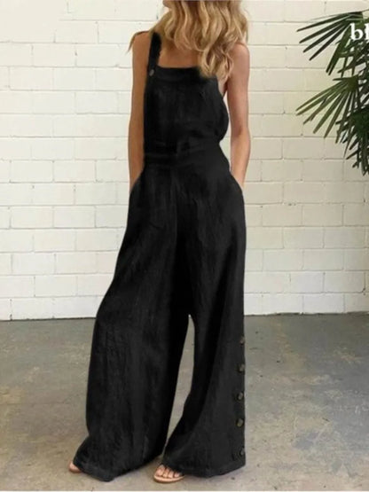 Sleeveless Loose Jumpsuit Women