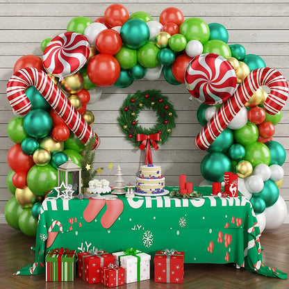 Christmas Balloon Garland Arch - Kaiju Mafia