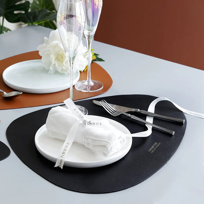 Non-Slip Leather Table Placemat