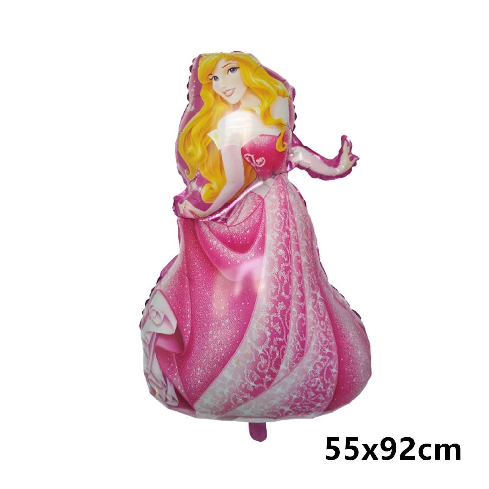 Great Cinderella Snow White Bell Elsa Princess Foil Balloons Baby Shower Girl Birthday Party Decorations Kids Helium Balls Toys - Kaiju Mafia