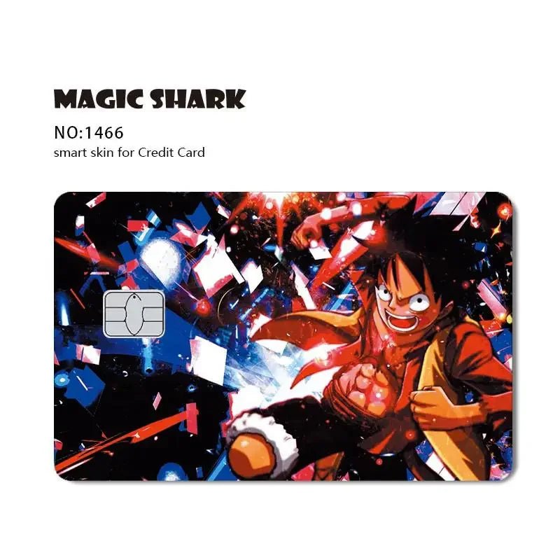 New Cool Anime Dragon Ball Naruto Credit Debit Metro Card Sticker Skin Film Front Side Small Chip Large Chip - Kaiju Mafia