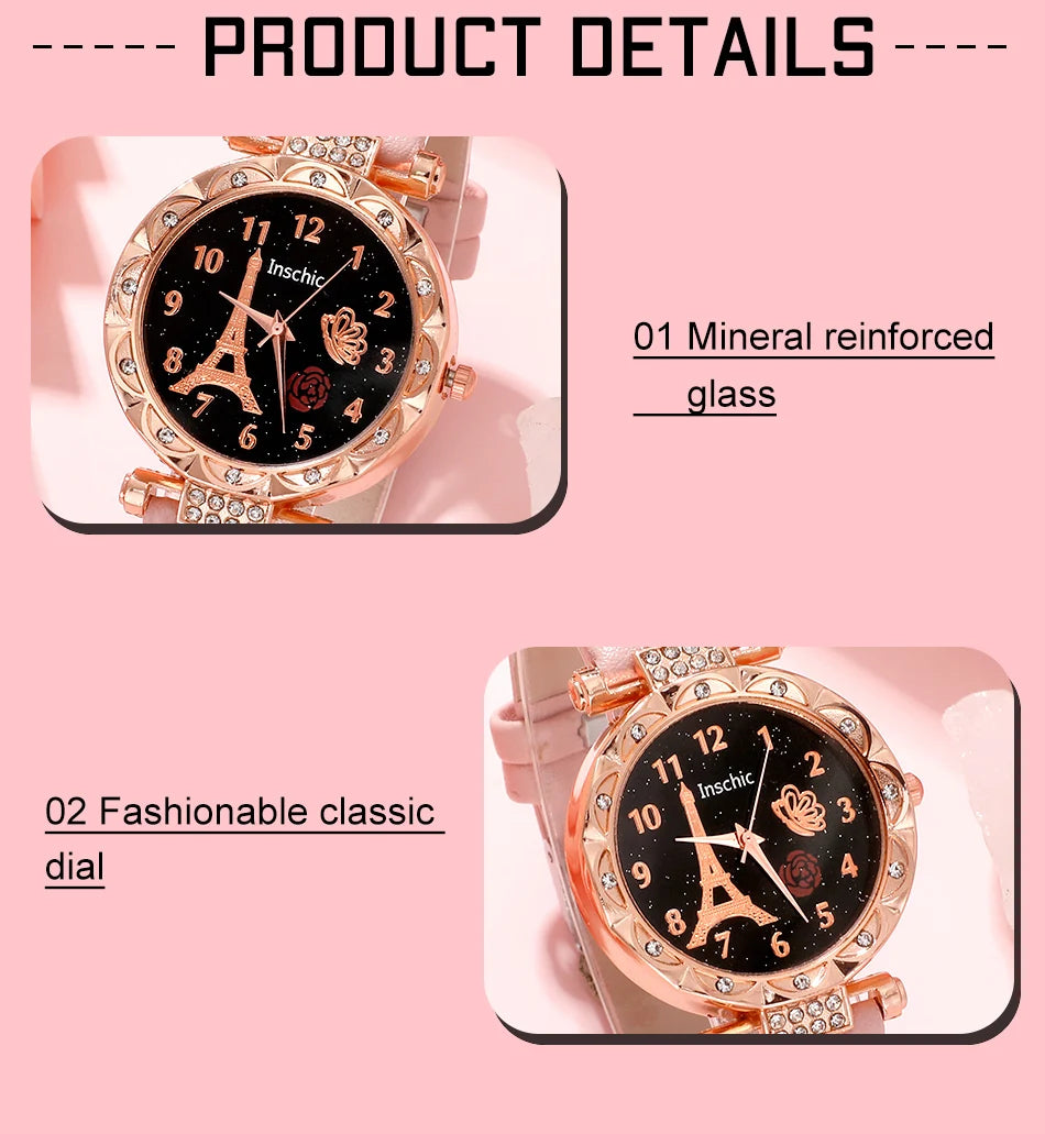 Exquisite Floral Women’s Watch