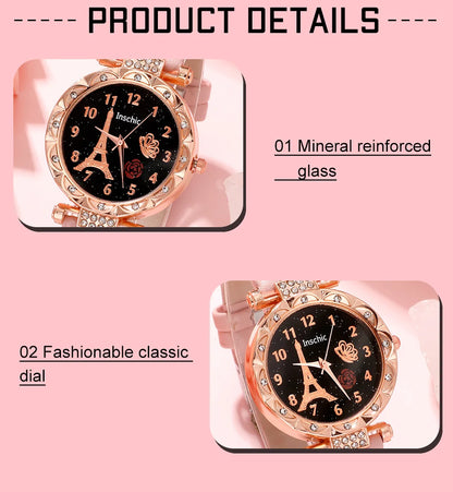 Exquisite Floral Women’s Watch