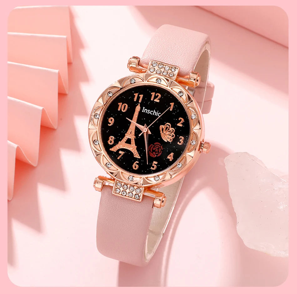 Exquisite Floral Women’s Watch