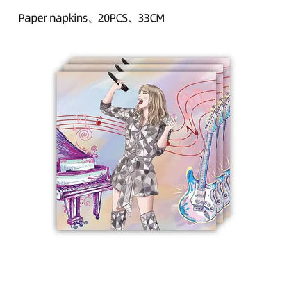 Taylor Swift Birthday Supplies - Kaiju Mafia