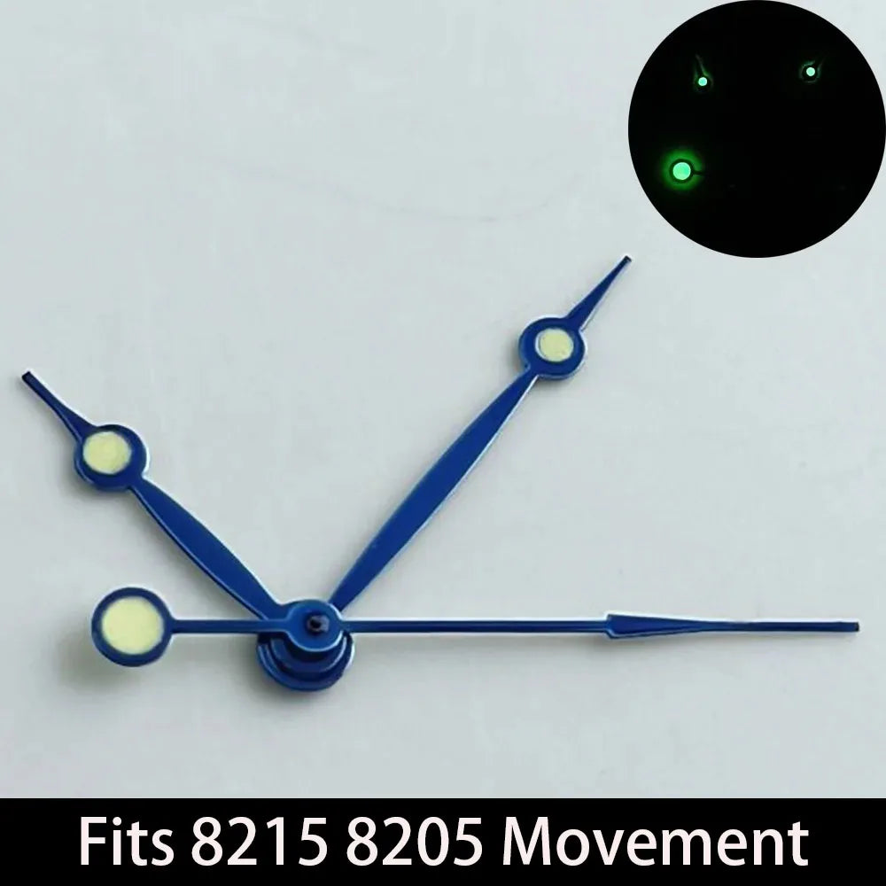 Green Blue Luminous Watch Hands