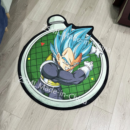 Irregular Area Rugs Anime Dragon Ball Z Goku Different Forms Custom Rug Handmade Carpet Area Rug for Home Decor