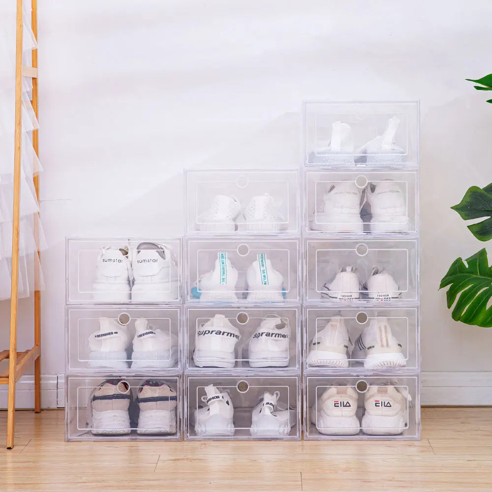 Stackable Plastic Shoe Organizer