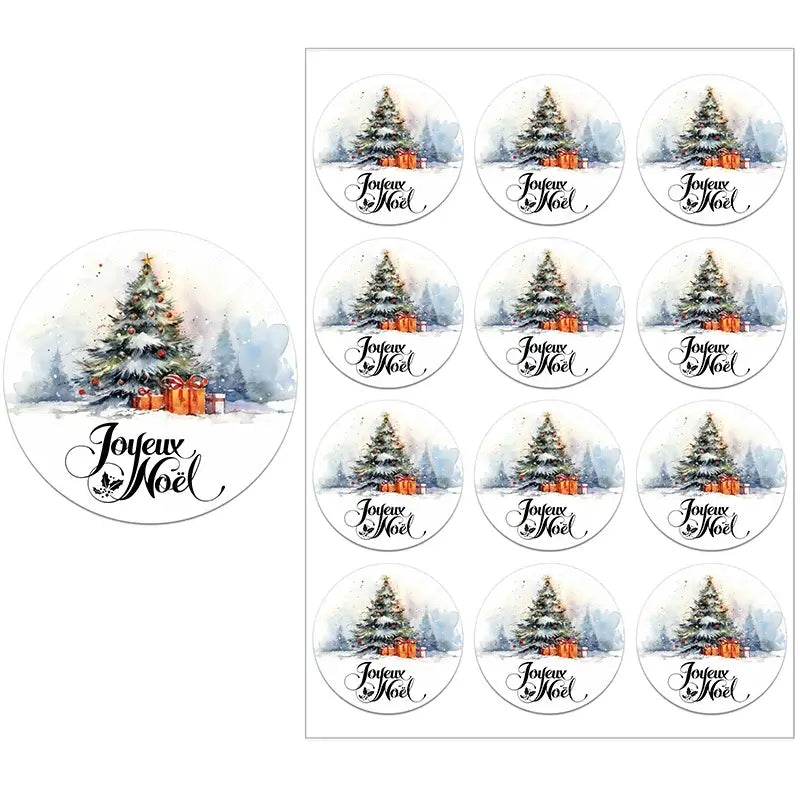 Joyeux Noël Christmas Stickers