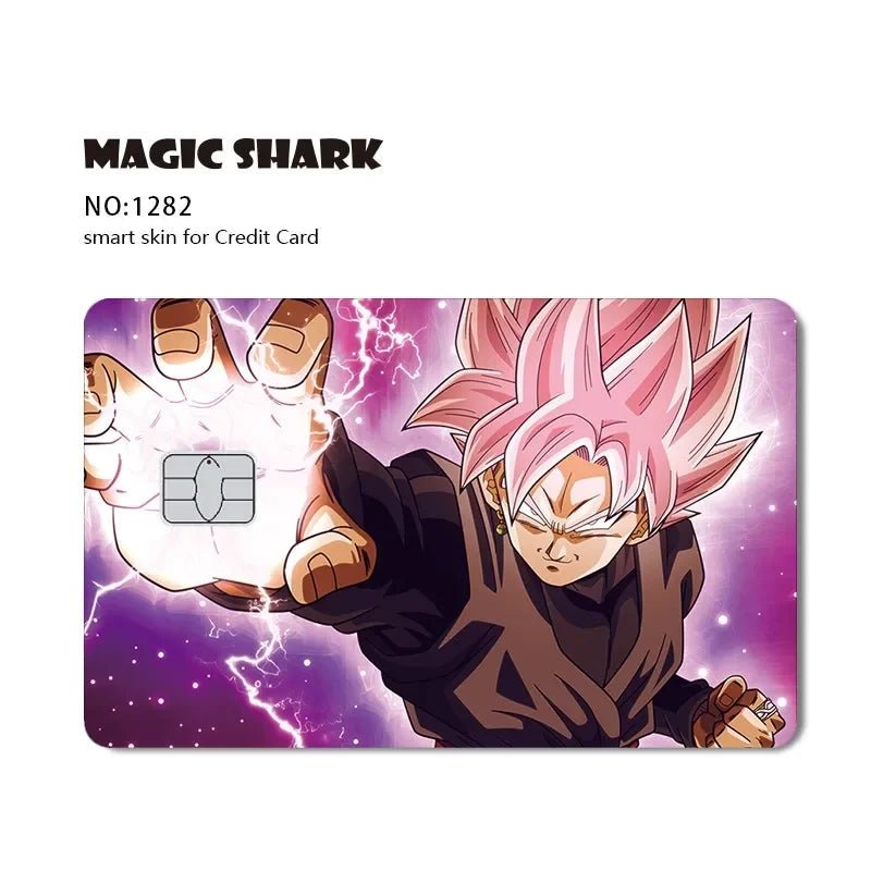 New Cool Anime Dragon Ball Naruto Credit Debit Metro Card Sticker Skin Film Front Side Small Chip Large Chip - Kaiju Mafia