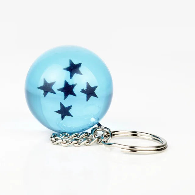 Anime Dragon 1-7 Stars Balls Keychain Charms Gokus Bead Pendant Key Chains Car Keyring Jewelry Cosplay Prop Accessories