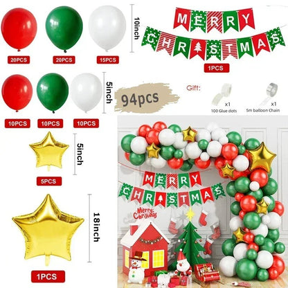 Christmas Balloon Garland Arch - Kaiju Mafia