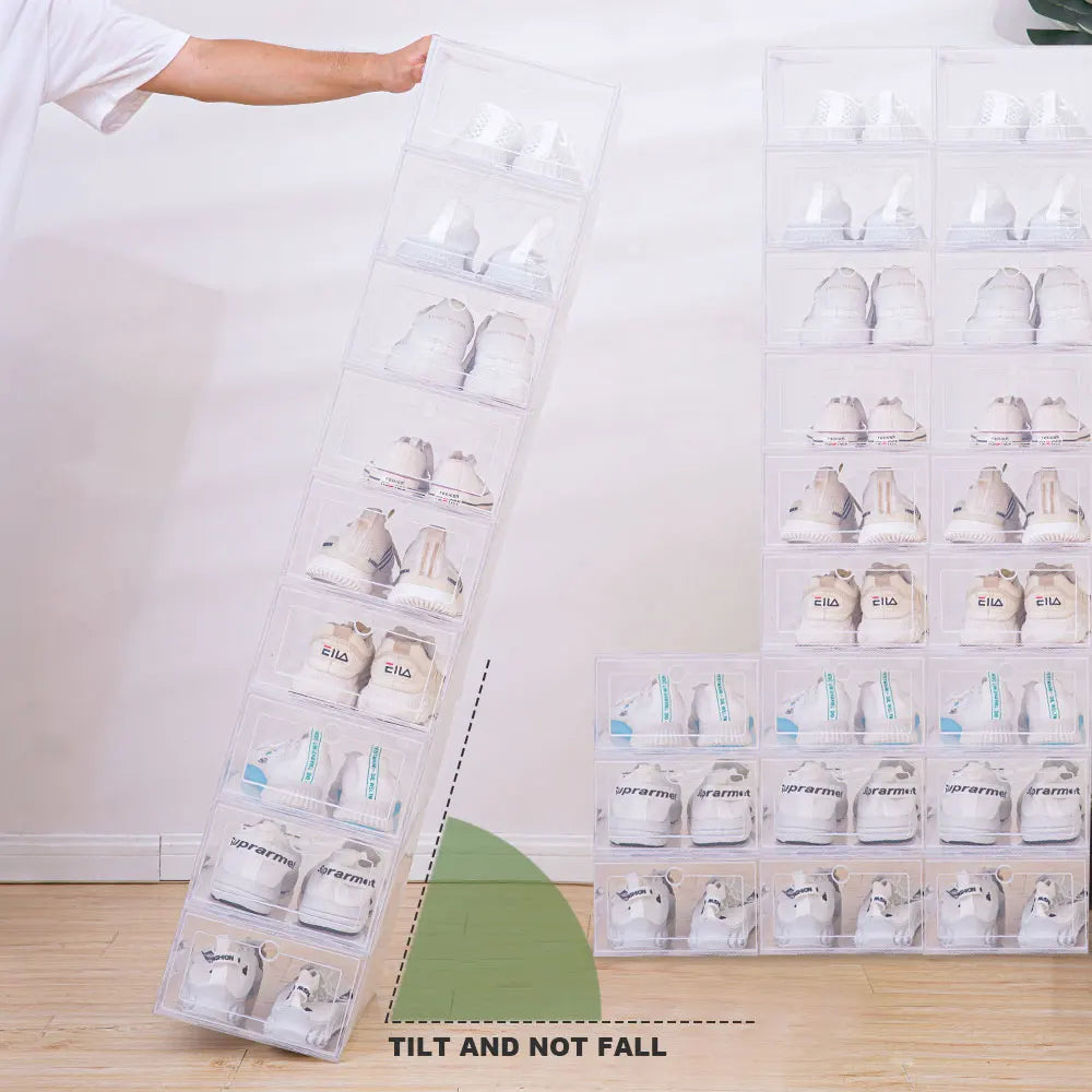 Stackable Plastic Shoe Organizer