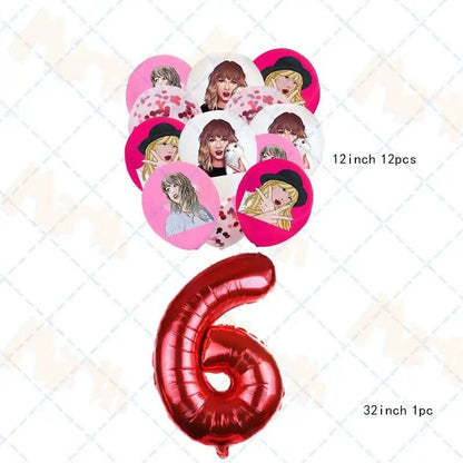 Taylor Swift Birthday Supplies - Kaiju Mafia