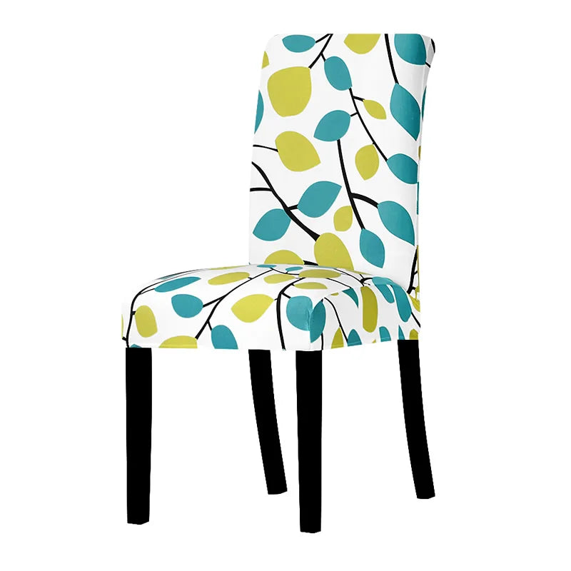 Anti-dirty Stretch Printed Chair Cover