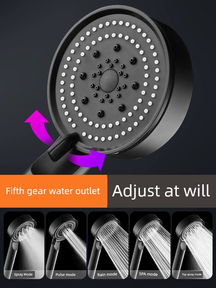 Five - Speed Handheld Shower Nozzle - Kaiju Mafia