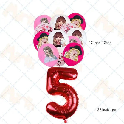 Taylor Swift Birthday Supplies - Kaiju Mafia