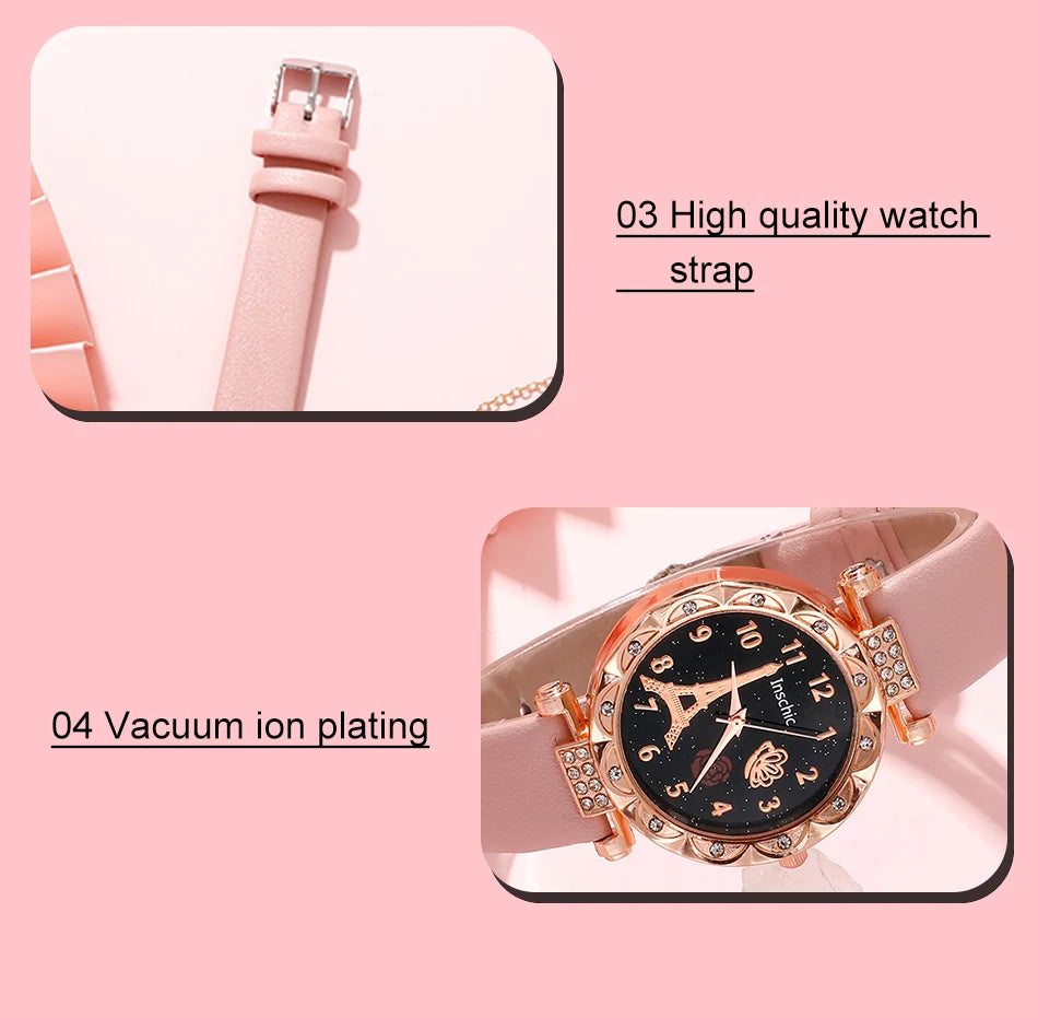 Exquisite Floral Women’s Watch