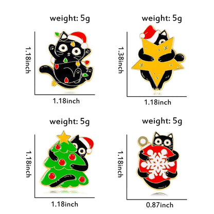 Cute Christmas Enamel Pins