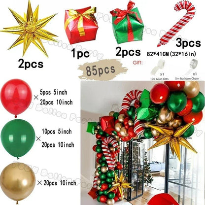 Christmas Balloon Garland Arch - Kaiju Mafia