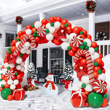 Christmas Balloon Garland Arch - Kaiju Mafia