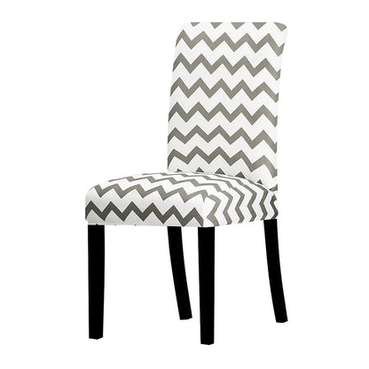 Anti-dirty Stretch Printed Chair Cover