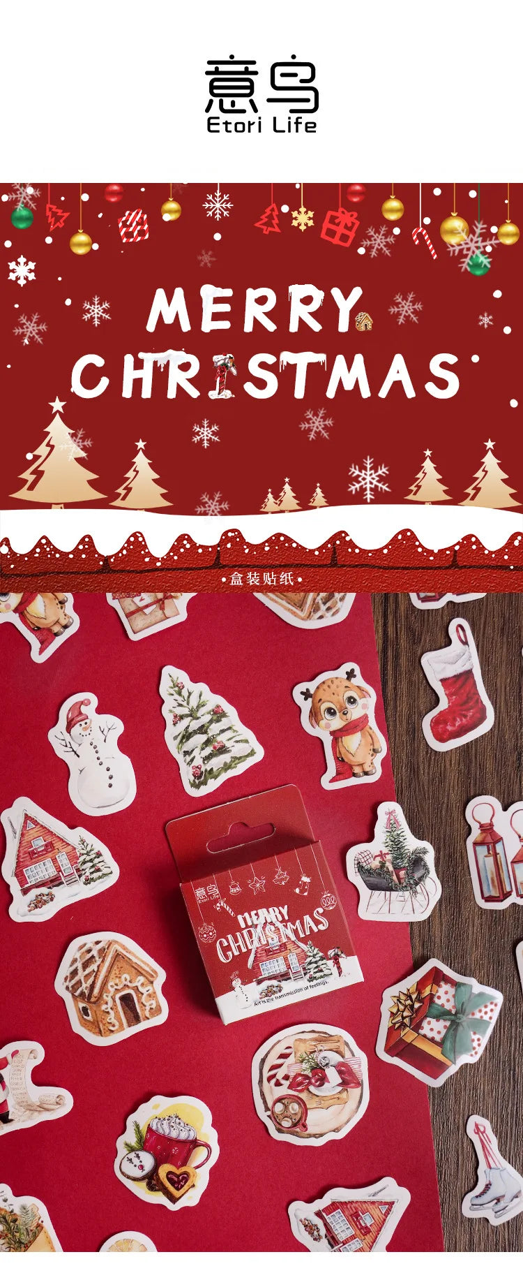 Cute Christmas Mini Stickers