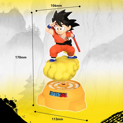 New Original Dragon Ball Anime Figure Goku Figure Rotating Night Light  Room Decoration Surrounding Ornaments Lamp Birthday Gift