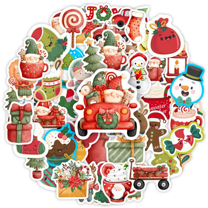 Cute Christmas Seal Stickers