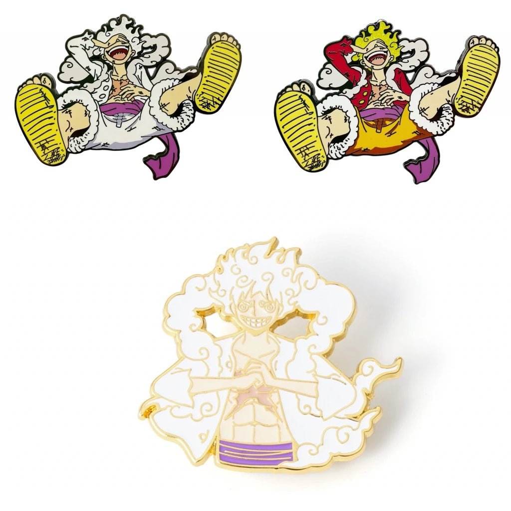 Anime ONE PIECE Nika Monkey D. Luffy Cosplay Props Metal Badge Pin Alloy Brooch Accessories - Kaiju Mafia